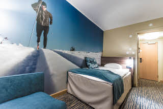 Foto: Mona Gundersen Queen bed in room Standard Single